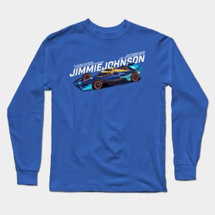 Jimmie Johnson 2021 (white) Long Sleeve T-Shirt